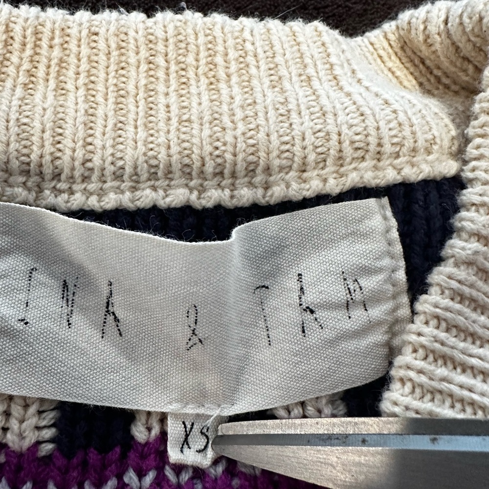 Kina & Tam Sz: XS Duck Goose Heart Flower Cottagecore Warm Winter sweater - Picture 6 of 9